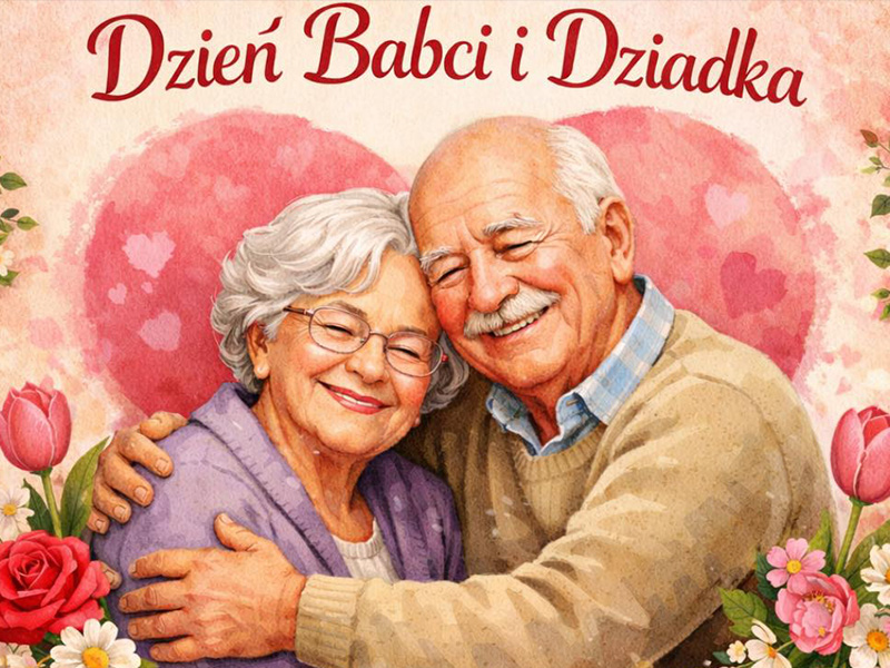 Dzień Babci i Dziadka. Plakat informacyjny