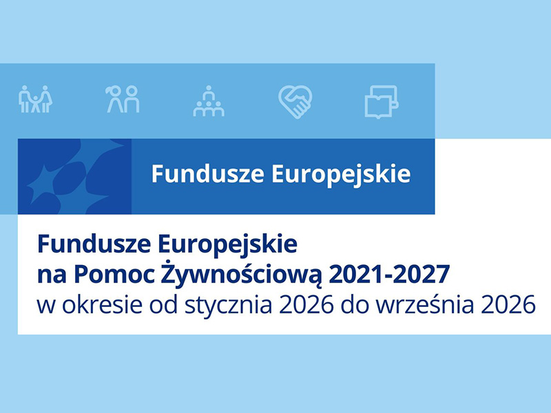 Program Fundusze Europejskie na Pomoc Żywnościową 2021-2027 (FEPŻ). Plakat informacyjny