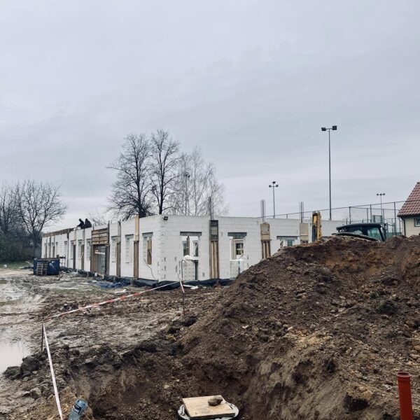 Budowa żłobka w gminie Zagrodno. Prace budowlane