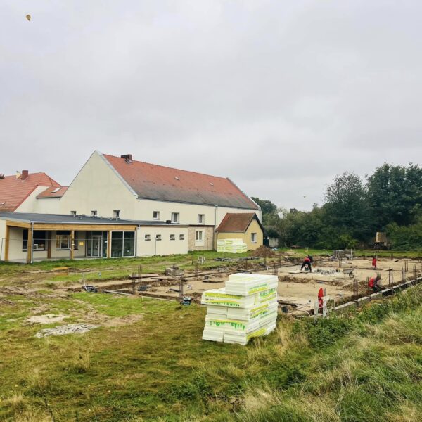 Budowa żłobka w gminie Zagrodno. Prace budowlane