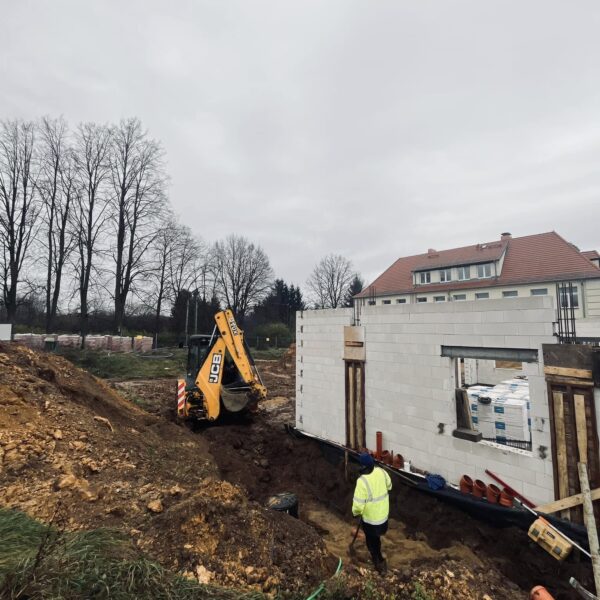 Budowa żłobka w gminie Zagrodno. Prace budowlane