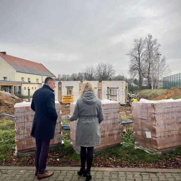 Budowa żłobka w gminie Zagrodno. Prace budowlane