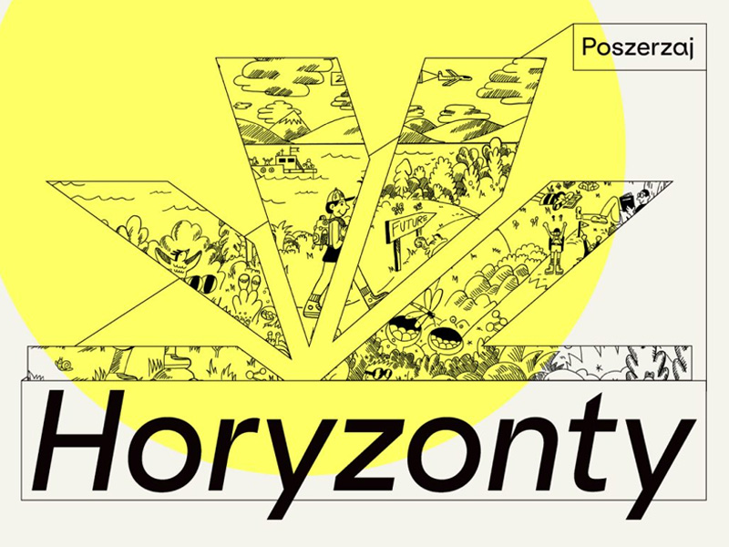 Program Stypendialny Horyzonty dla ósmoklasistów z gminy Zagrodno. Plakat informacyjny