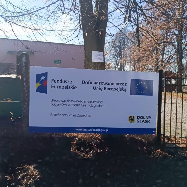 Poprawa efektywności energetycznej budynków na terenie Gminy Zagrodno
