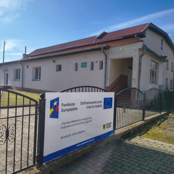Poprawa efektywności energetycznej budynków na terenie Gminy Zagrodno