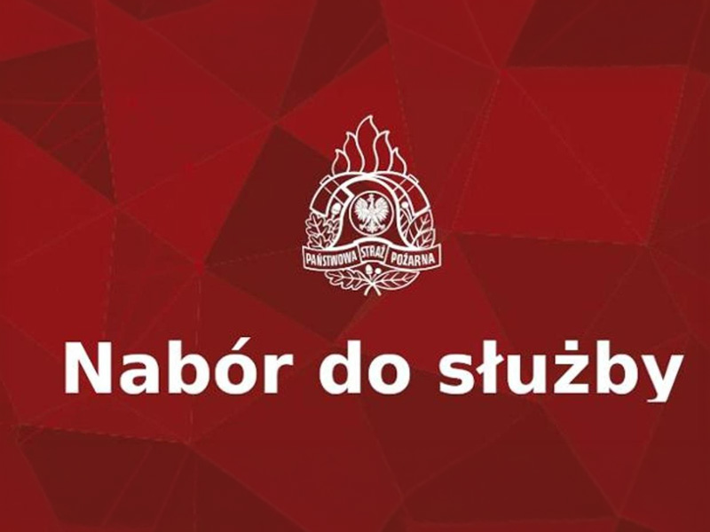 Ogłoszenie o naborze - Komenda Powiatowa Państwowej Straży Pożarnej w Złotoryi