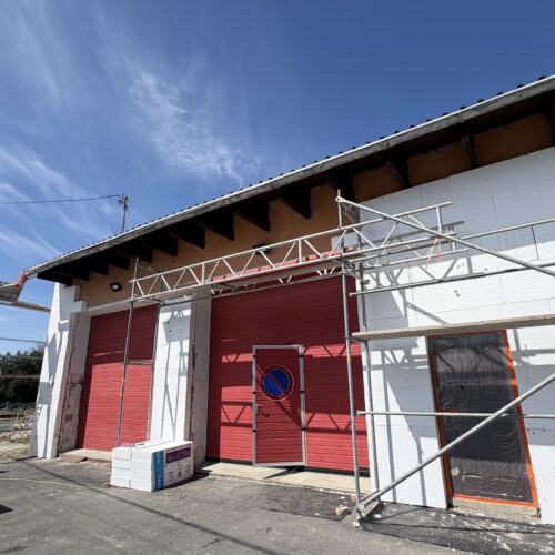 Remont elewacji budynku OSP w Olszanicy